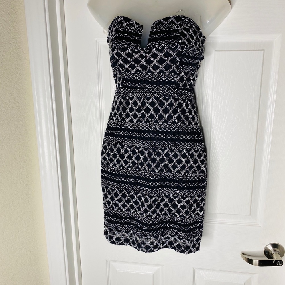 JUSTFAB BLack/White Dress